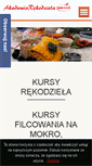 Mobile Screenshot of akademiarekodziela.pl